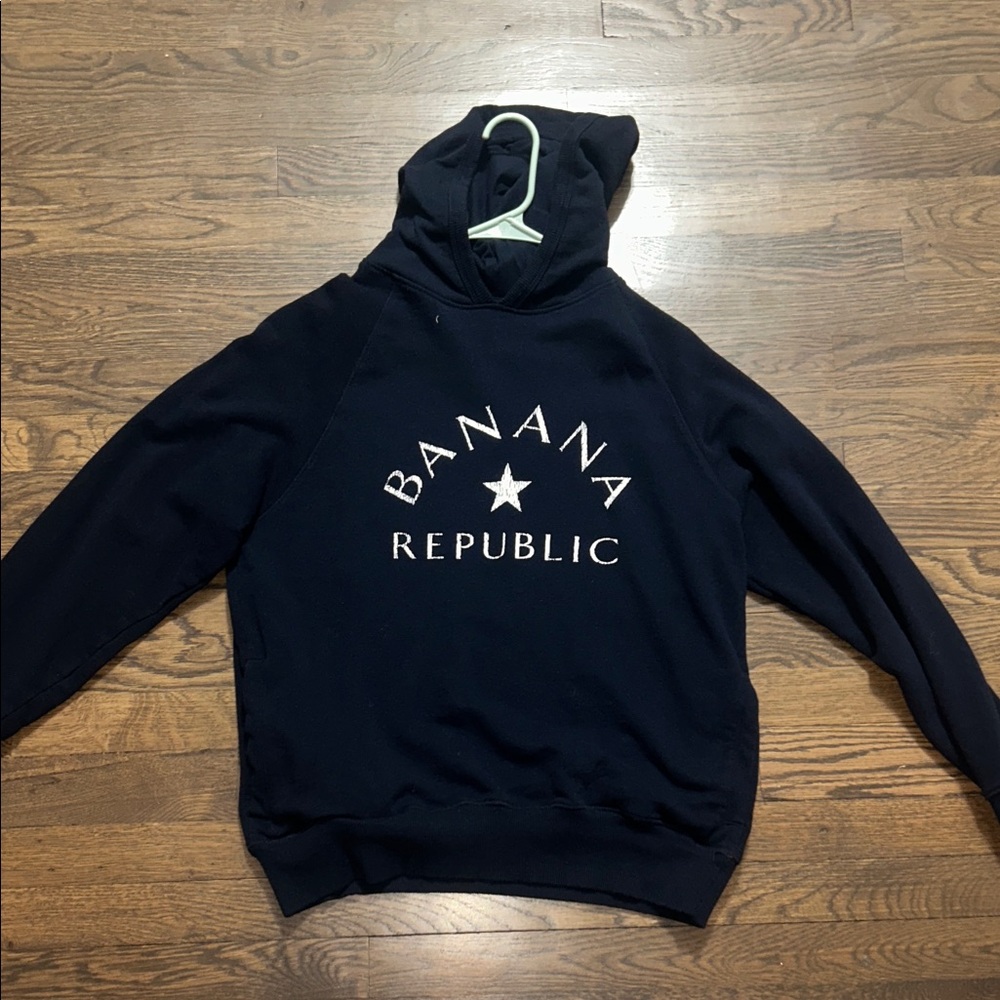 Banana Republic Men's Navy Hoodie